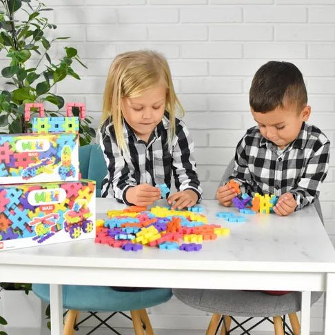 JUEGO DE CONSTRUCCIÓN BLOQUES MELI ·100 PIEZAS MAXI· - Happy Moments Baby