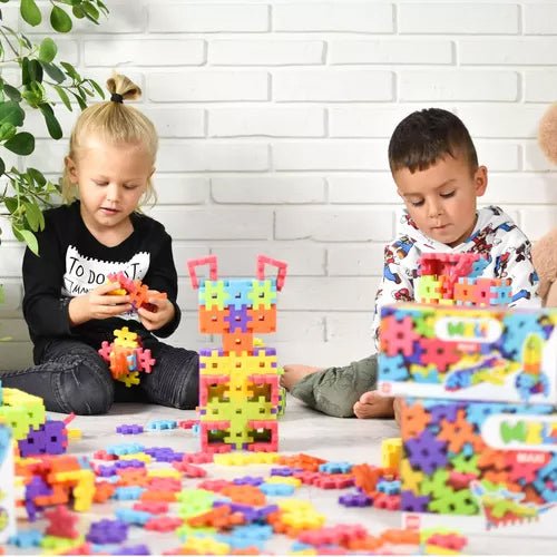 JUEGO DE CONSTRUCCIÓN BLOQUES MELI ·100 PIEZAS MAXI· - Happy Moments Baby