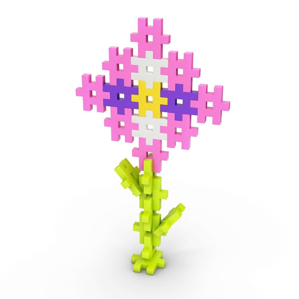 JUEGO DE CONSTRUCCIÓN BLOQUES MELI ·100 PIEZAS MAXI PASTEL· - Happy Moments Baby