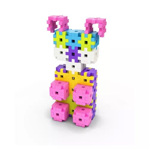 JUEGO DE CONSTRUCCIÓN BLOQUES MELI ·100 PIEZAS MAXI PASTEL· - Happy Moments Baby