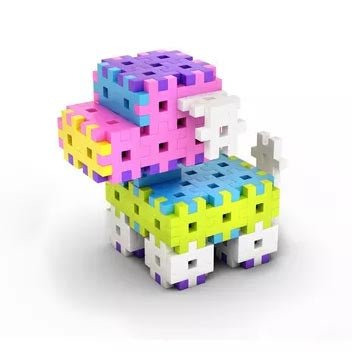 JUEGO DE CONSTRUCCIÓN BLOQUES MELI ·50 PIEZAS BASIC PASTEL· - Happy Moments Baby