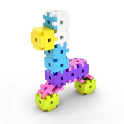 JUEGO DE CONSTRUCCIÓN BLOQUES MELI ·50 PIEZAS BASIC PASTEL· - Happy Moments Baby