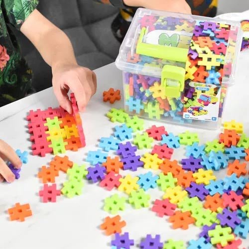 JUEGO DE CONSTRUCCIÓN BLOQUES MELI ·CAJA 250 PIEZAS BASIC· - Happy Moments Baby
