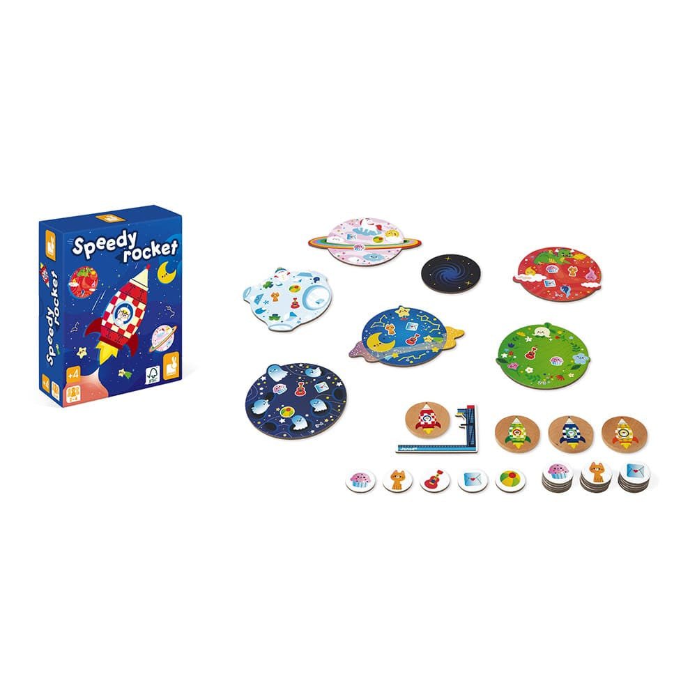 JUEGO DE MESA JANOD ·SPEEDY ROCKET· - Happy Moments Baby