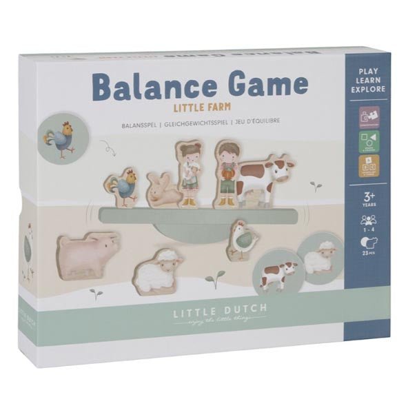 JUEGO DE MESA LITTLE DUTCH ·EQUILIBRIO EN LA GRANJA· - Happy Moments Baby