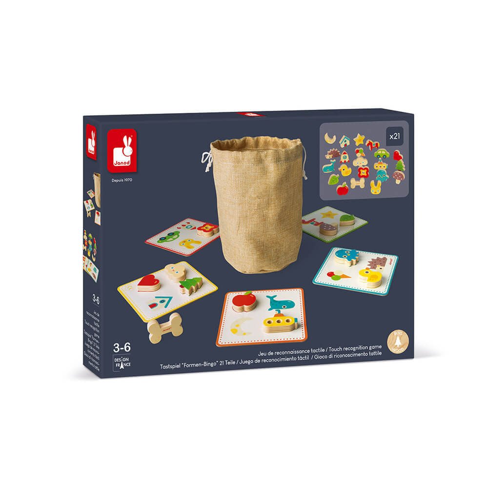 JUEGO EDUCATIVO RECONOCIMIENTO TÁCTIL JANOD ·MEMO TOUCH'· - Happy Moments Baby