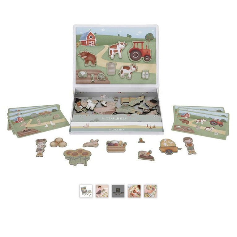 JUEGO MAGNÉTICO LITTLE DUTCH ·LITTLE FARM· - Happy Moments Baby