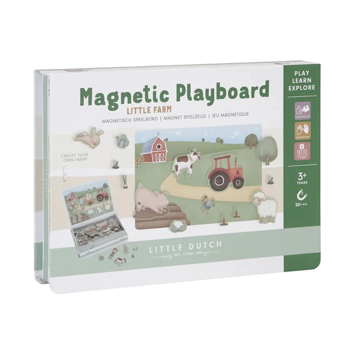 JUEGO MAGNÉTICO LITTLE DUTCH ·LITTLE FARM· - Happy Moments Baby