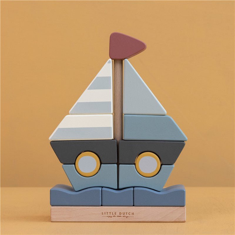 JUGUETE DE MADERA LITTLE DUTCH ·BARCO ENCAJABLE· - Happy Moments Baby