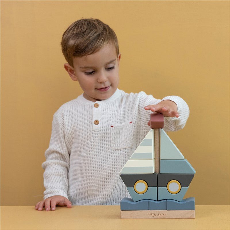 JUGUETE DE MADERA LITTLE DUTCH ·BARCO ENCAJABLE· - Happy Moments Baby