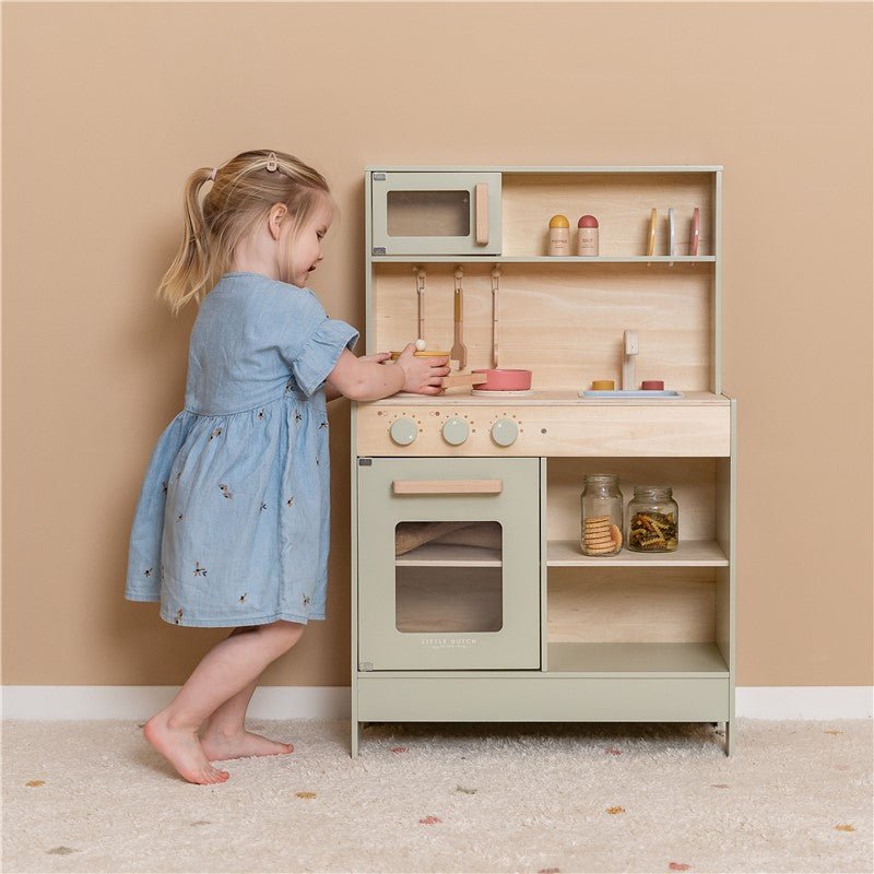 JUGUETE DE MADERA LITTLE DUTCH ·COCINA MENTA· - Happy Moments Baby