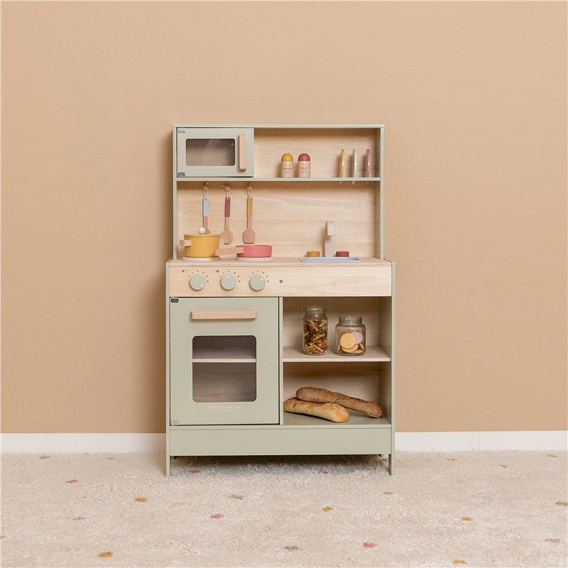 JUGUETE DE MADERA LITTLE DUTCH ·COCINA MENTA· - Happy Moments Baby