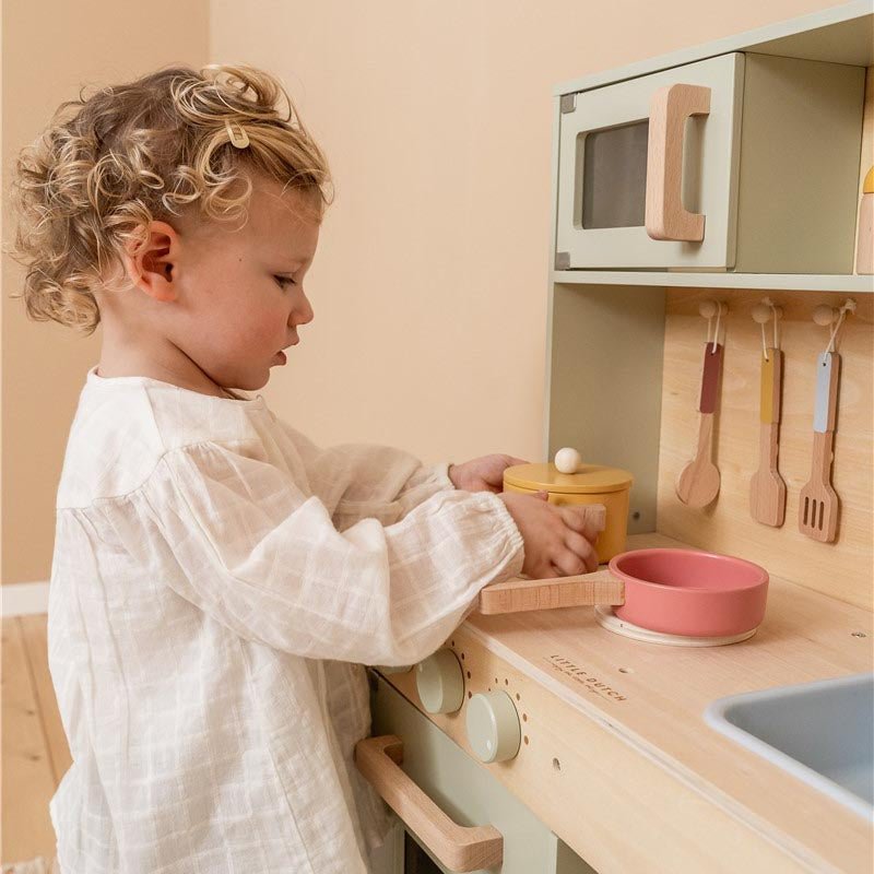 JUGUETE DE MADERA LITTLE DUTCH ·COCINA MENTA· - Happy Moments Baby