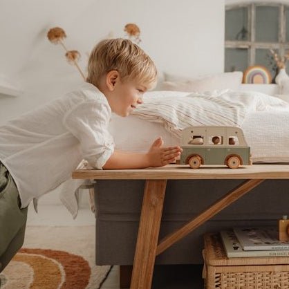 JUGUETE DE MADERA LITTLE DUTCH ·FURGONETA RETRO· - Happy Moments Baby