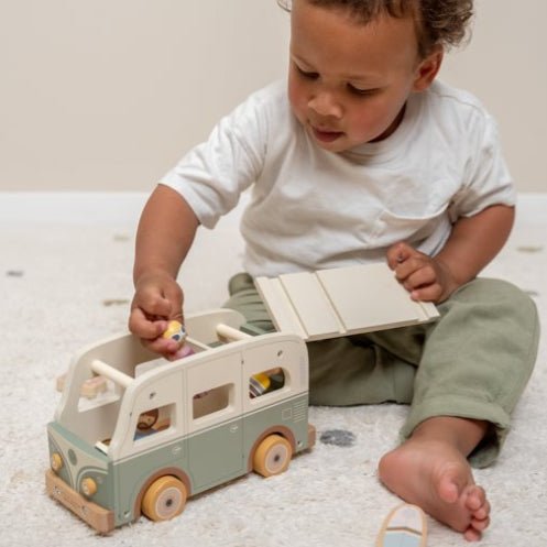 JUGUETE DE MADERA LITTLE DUTCH ·FURGONETA RETRO· - Happy Moments Baby