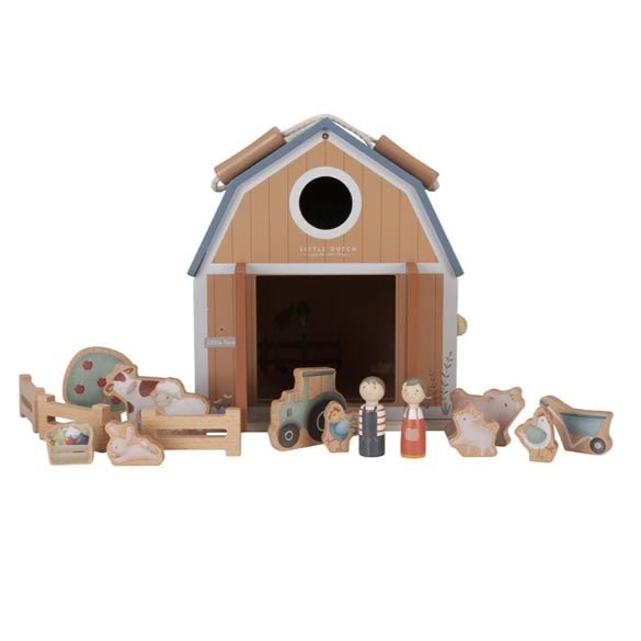 JUGUETE DE MADERA LITTLE DUTCH ·GRANJA CASA DE MUÑECAS· - Happy Moments Baby