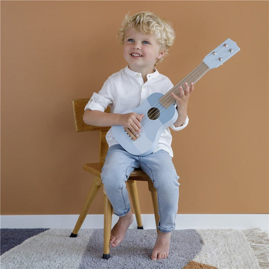 JUGUETE DE MADERA LITTLE DUTCH ·GUITARRA AZUL· - Happy Moments Baby