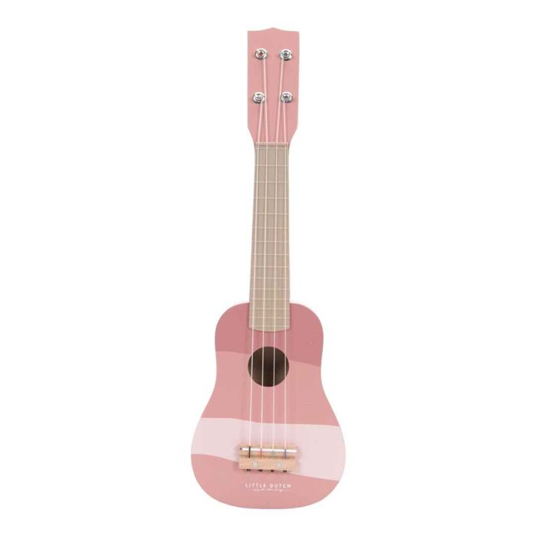 JUGUETE DE MADERA LITTLE DUTCH ·GUITARRA ROSA· - Happy Moments Baby