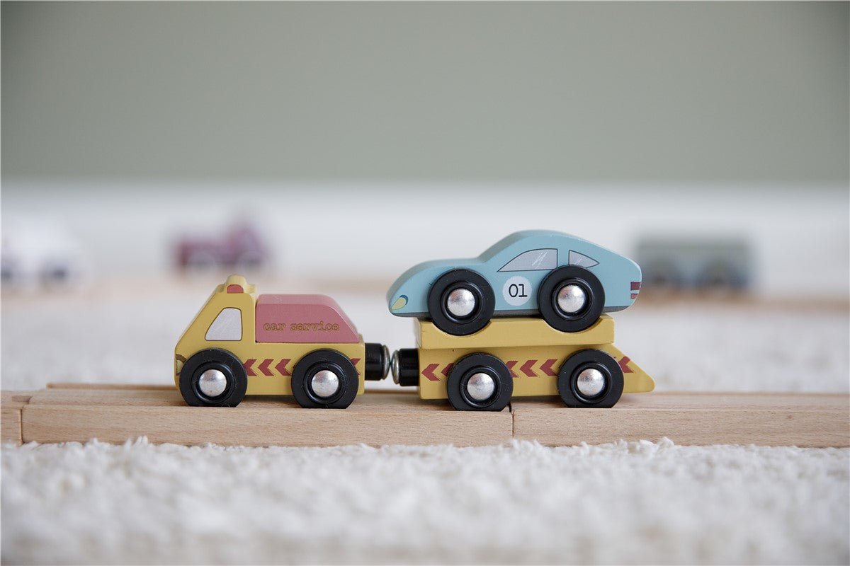 JUGUETE DE MADERA LITTLE DUTCH ·PACK DE VEHÍCULOS· - Happy Moments Baby
