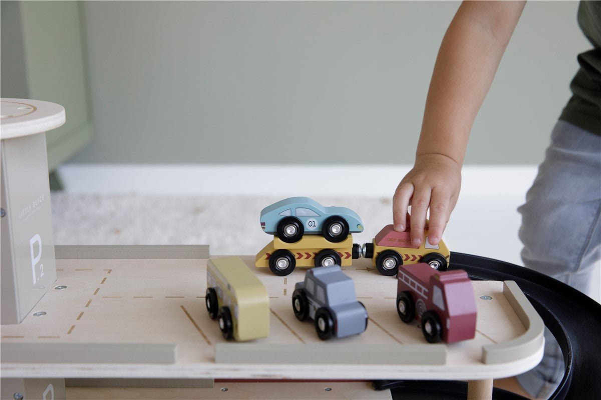 JUGUETE DE MADERA LITTLE DUTCH ·PACK DE VEHÍCULOS· - Happy Moments Baby