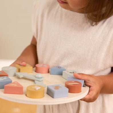 JUGUETE DE MADERA LITTLE DUTCH ·PUZZLE RELOJ· - Happy Moments Baby