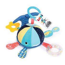 JUGUETE DE TELA ·BALLENA DE ACTIVIDADES· - Happy Moments Baby