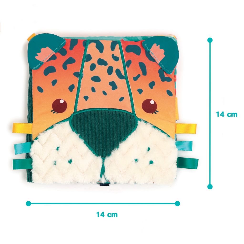 JUGUETE DE TELA ·LIBRO BLANDO ACTIVIDADES JUNGLA· - Happy Moments Baby
