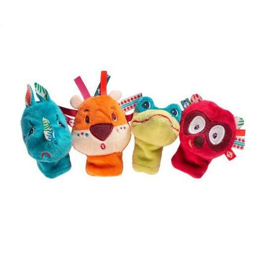 JUGUETE DE TELA LILLIPUTIENS ·MARIONETAS DE DEDO LA JUNGLA· - Happy Moments Baby