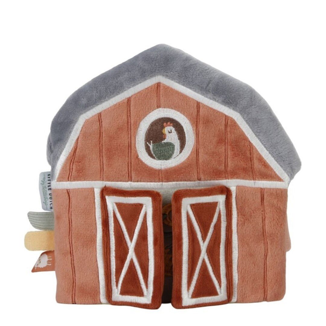 JUGUETE DE TELA LITTLE DUTCH ·LIBRO BLANDO ACTIVIDADES LITTLE FARM· - Happy Moments Baby