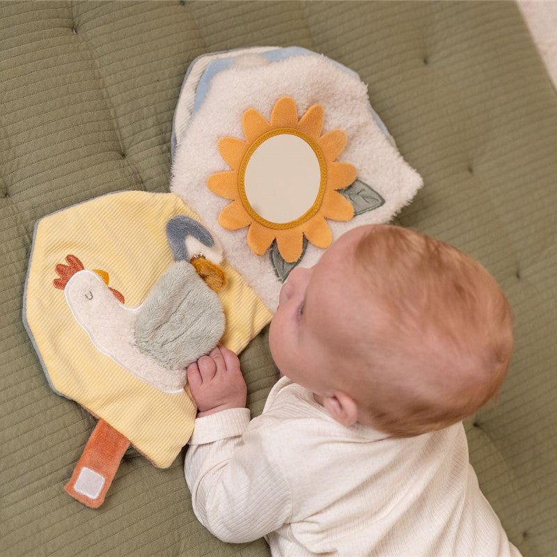 JUGUETE DE TELA LITTLE DUTCH ·LIBRO BLANDO ACTIVIDADES LITTLE FARM· - Happy Moments Baby