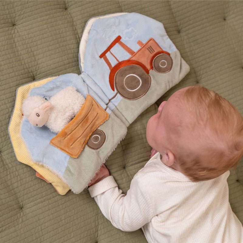 JUGUETE DE TELA LITTLE DUTCH ·LIBRO BLANDO ACTIVIDADES LITTLE FARM· - Happy Moments Baby