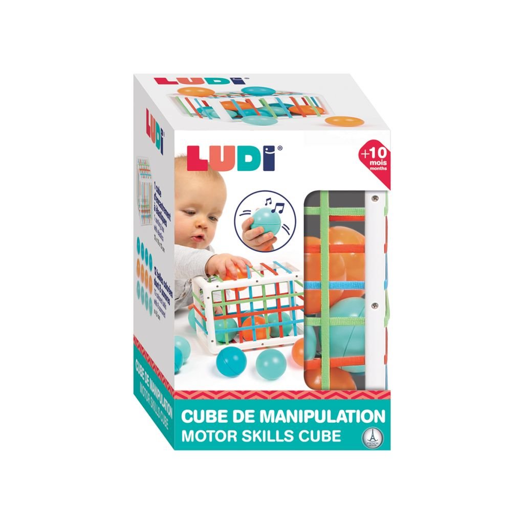JUGUETE SENSORIAL ·CUBO DE MANIPULACIÓN· - Happy Moments Baby
