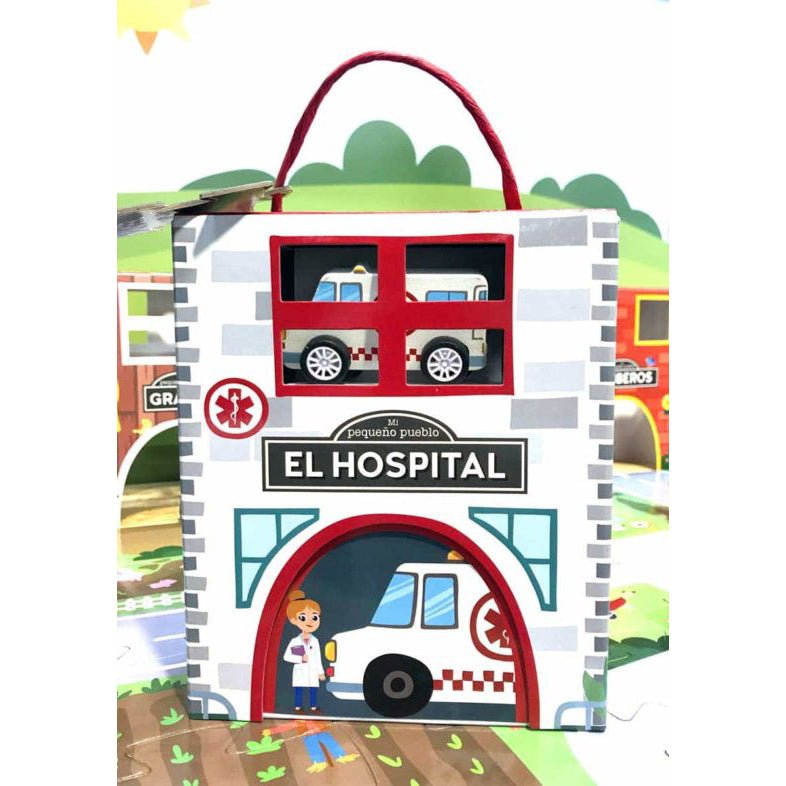 LIBRO INFANTIL - EL HOSPITAL, MI PEQUEÑO PUEBLO - Happy Moments Baby