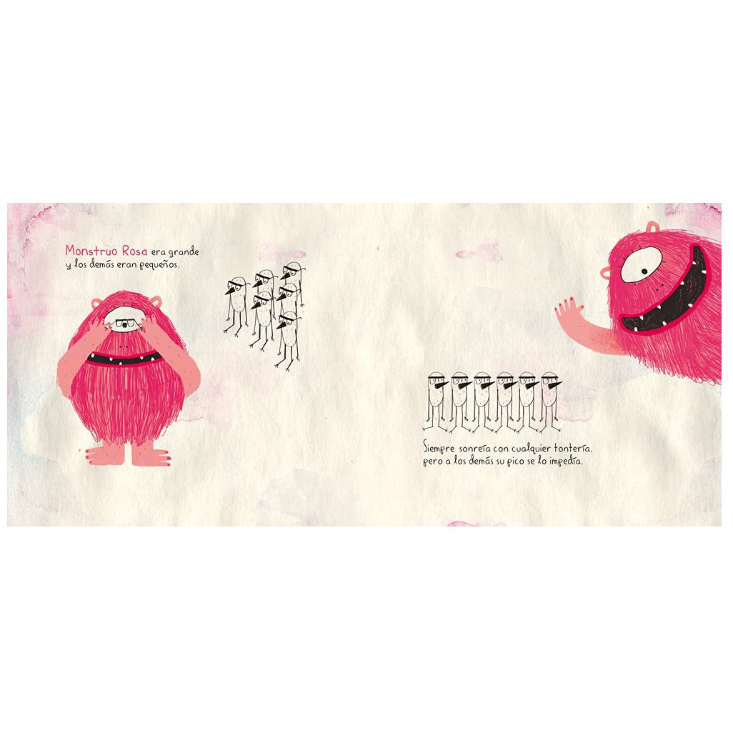 LIBRO INFANTIL - MONSTRUO ROSA - Happy Moments Baby