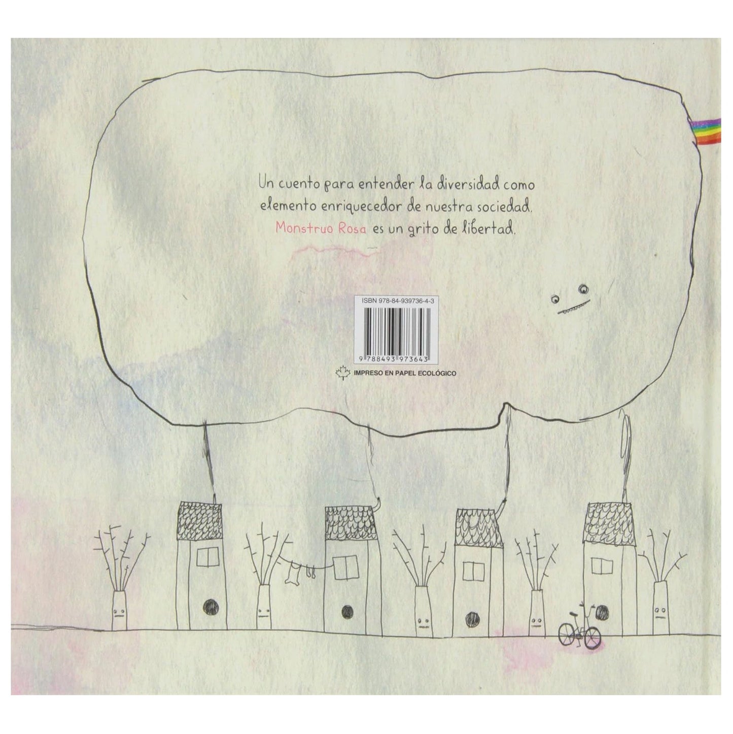 LIBRO INFANTIL - MONSTRUO ROSA - Happy Moments Baby