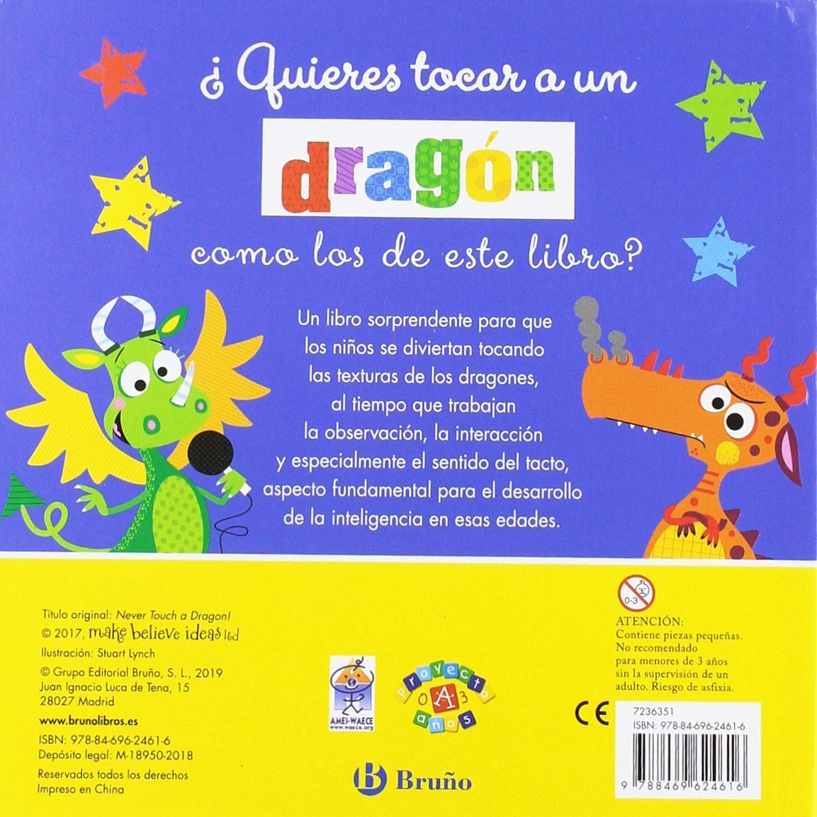 LIBRO INFANTIL - ¿QUIERES TOCAR UN DRAGÓN? - Happy Moments Baby