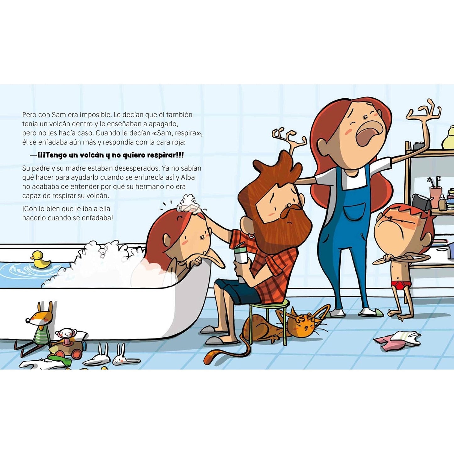 LIBRO INFANTIL - TENGO UN VOLCÁN Y NO QUIERO RESPIRAR - Happy Moments Baby