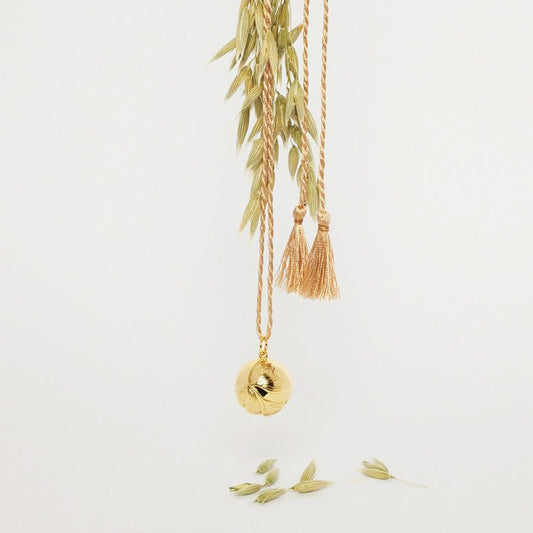 LLAMADOR DE ÁNGELES Y JOYA DE EMBARAZO & VÍNCULO ·GINKGO PLATA· - Happy Moments Baby