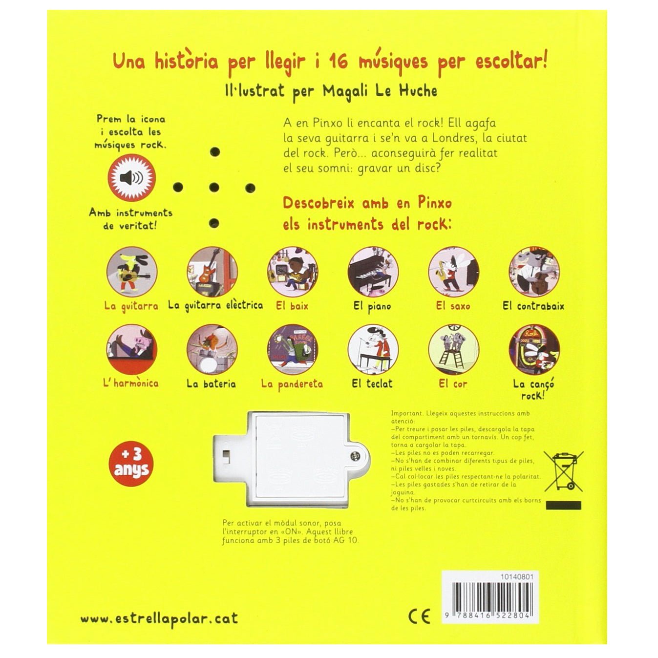 LLIBRE INFANTIL - EN PINXO I EL ROCK - Happy Moments Baby