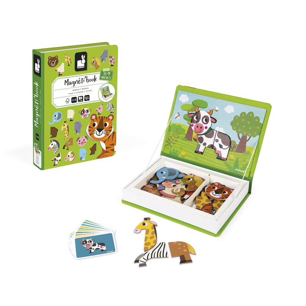 MAGNETI'BOOK JANOD ·ANIMALES· - Happy Moments Baby
