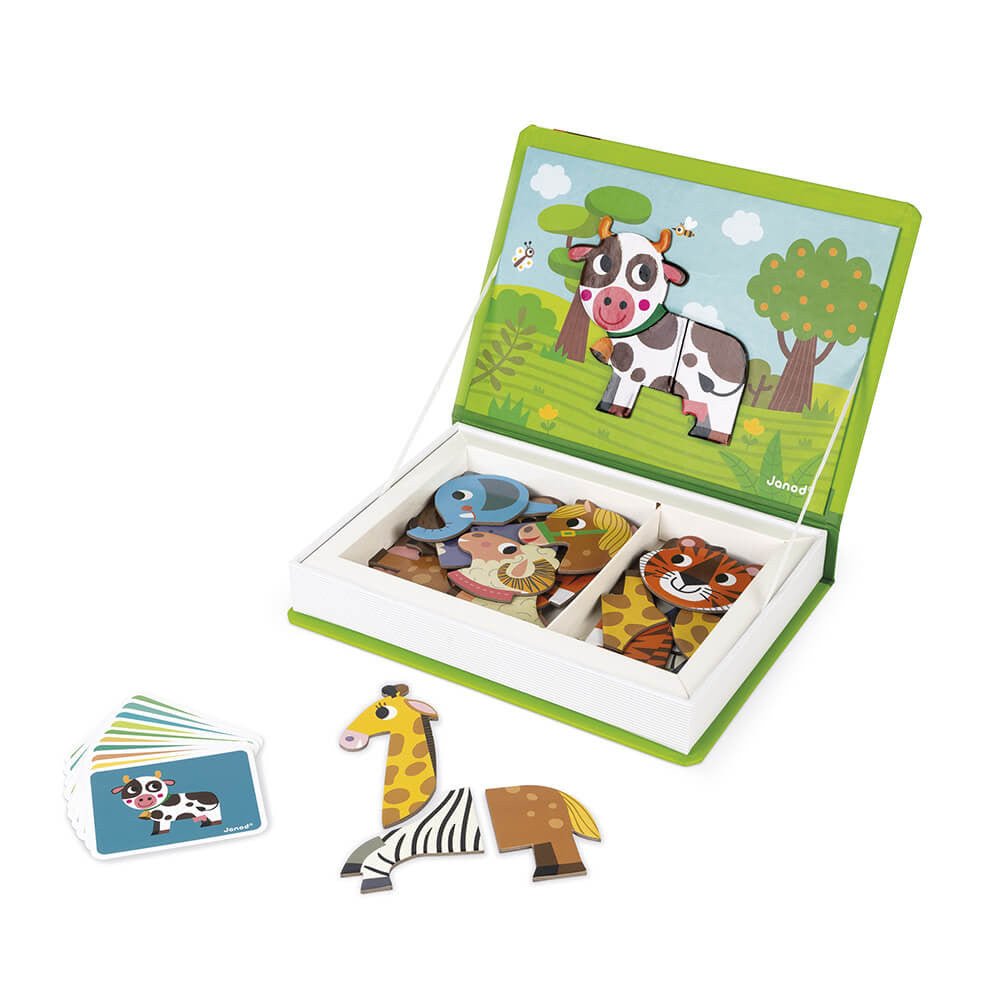 MAGNETI'BOOK JANOD ·ANIMALES· - Happy Moments Baby