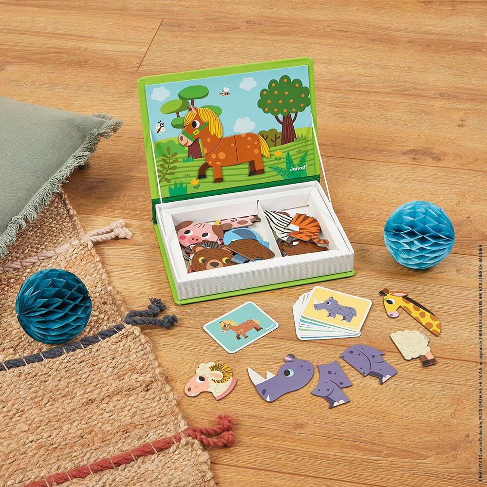 MAGNETI'BOOK JANOD ·ANIMALES· - Happy Moments Baby