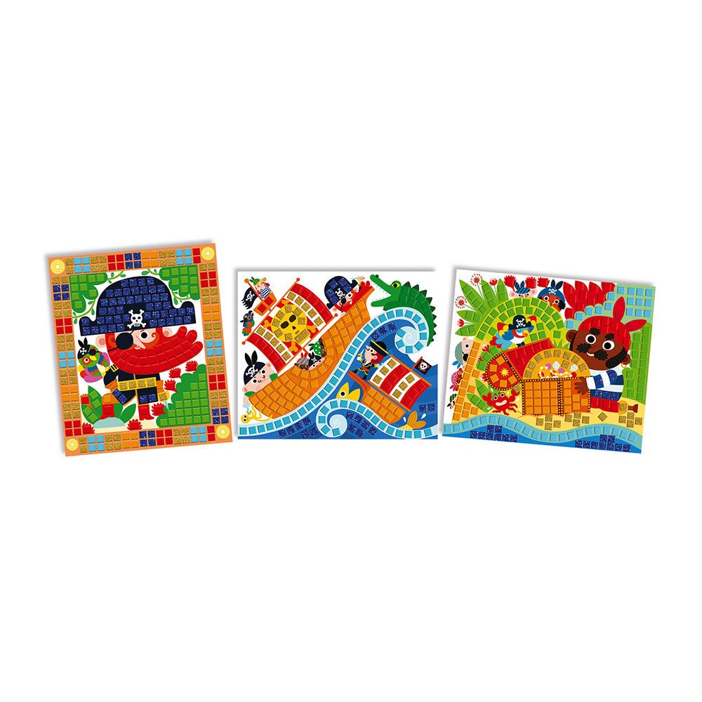 MANUALIDADES CON PEGATINAS JANOD ·MOSAICOS PIRATAS· - Happy Moments Baby