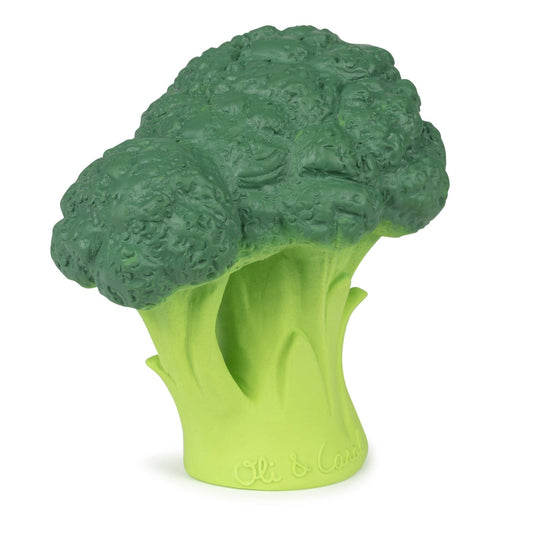 MORDEDOR 100% CAUCHO NATURAL OLI&CAROL ·BROCOLI· - Happy Moments Baby