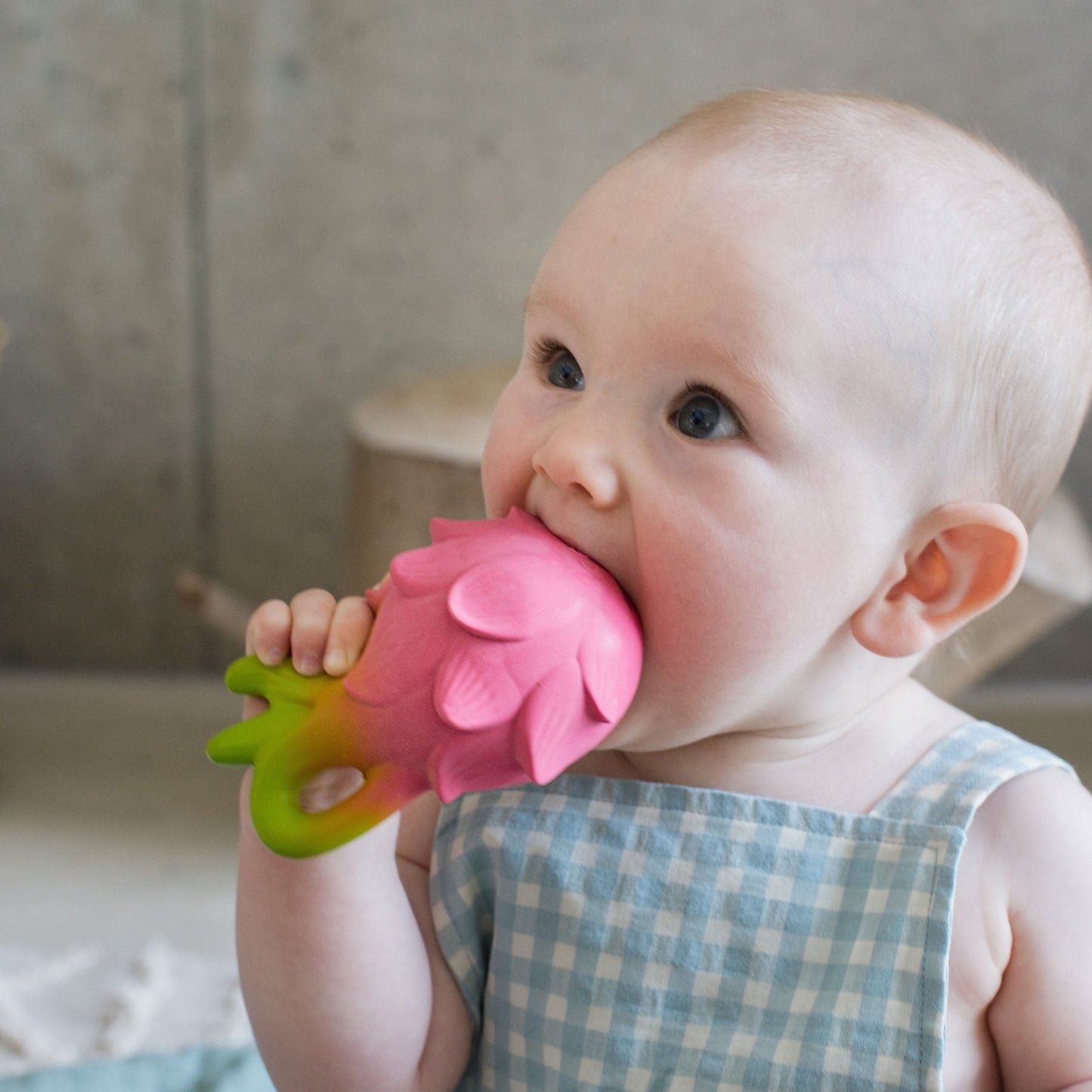 MORDEDOR 100% CAUCHO NATURAL OLI&CAROL ·FRUTA DRAGÓN· - Happy Moments Baby