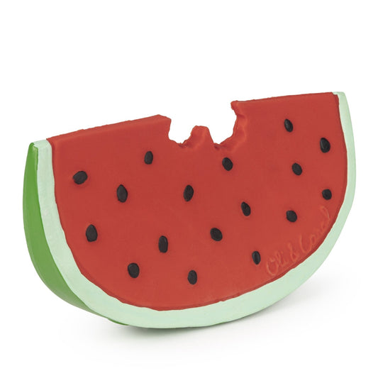 MORDEDOR 100% CAUCHO NATURAL OLI&CAROL ·SANDÍA· - Happy Moments Baby