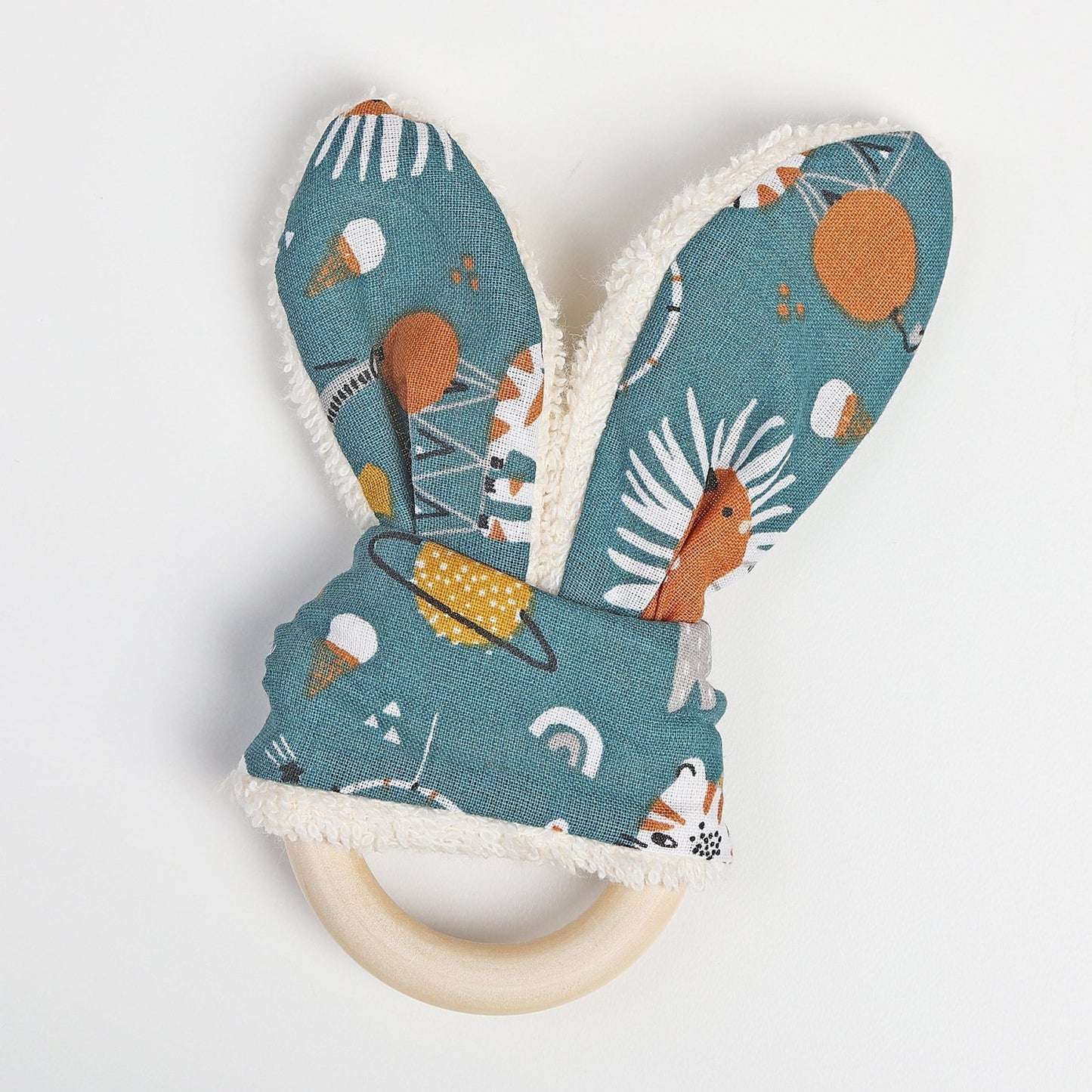 MORDEDOR DE OREJAS DE TELA ·CIRCO· - Happy Moments Baby