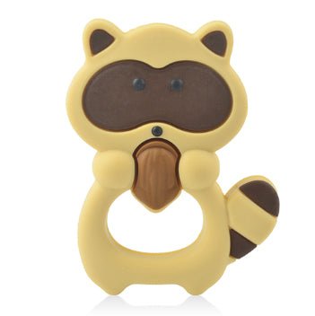 MORDEDOR FIGURA ·MAPACHE MARRÓN· - Happy Moments Baby