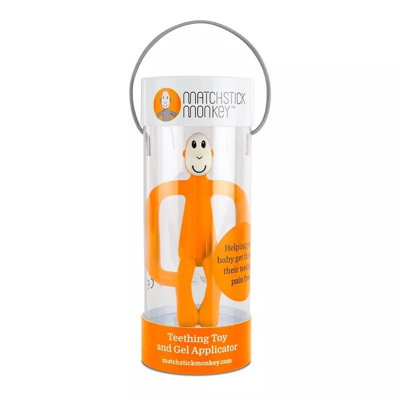 MORDEDOR MONO MATCHSTICK MONKEY ·NARANJA· - Happy Moments Baby