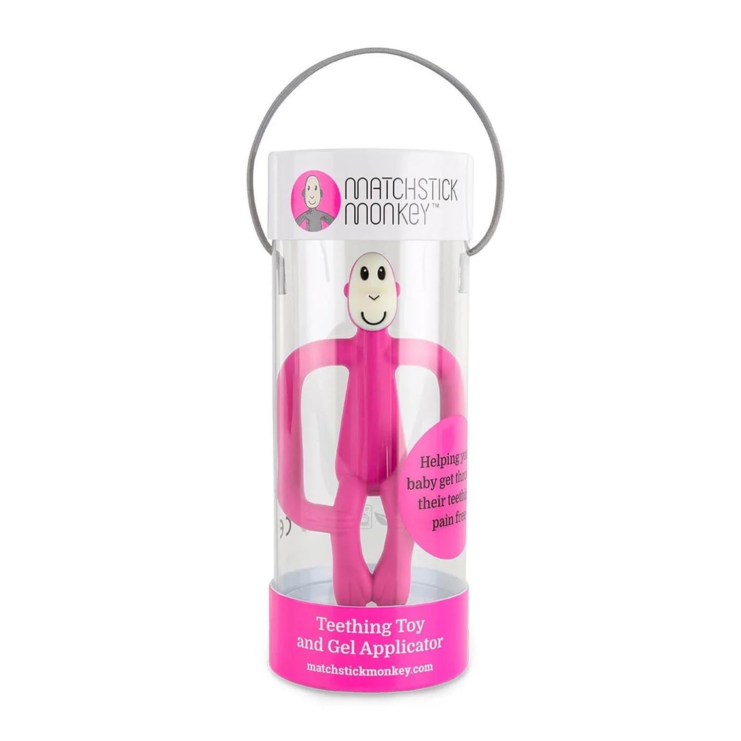 MORDEDOR MONO MATCHSTICK MONKEY ·ROSA· - Happy Moments Baby